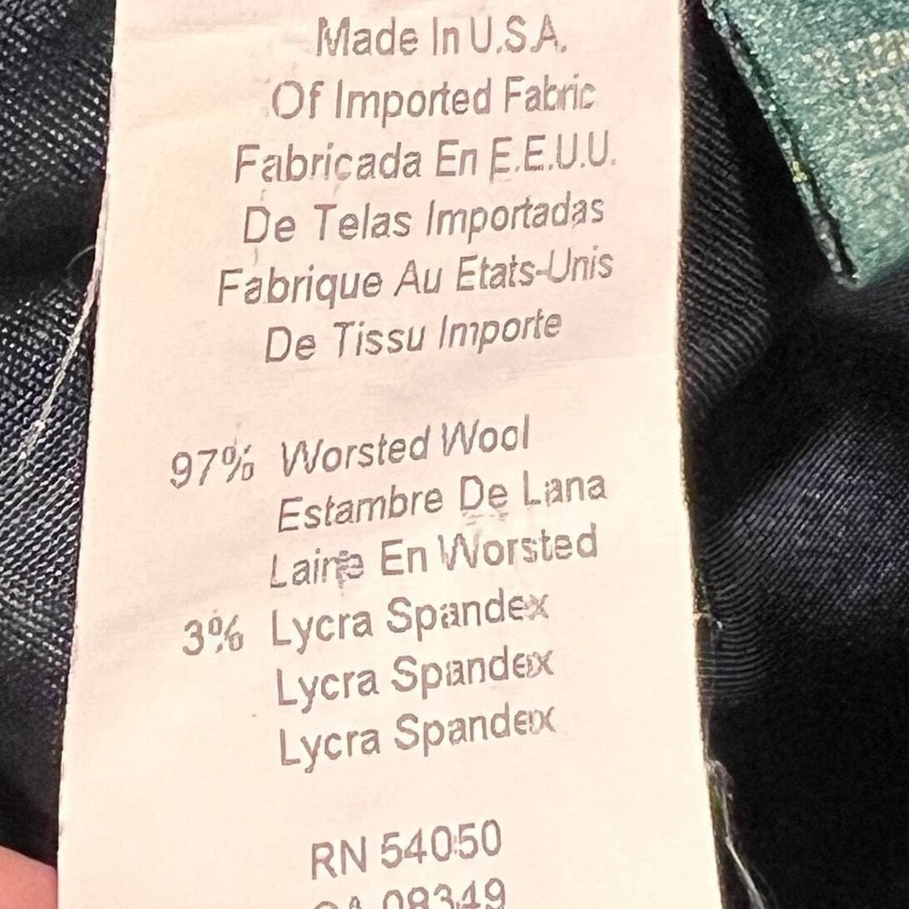 Lauren Ralph Lauren Blazer Outerwear Double Breasted Wool‎ Blend Navy Blue 10 - Picture 7 of 10